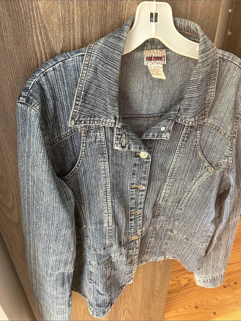 red by rover Denim Jacket in Black Like New